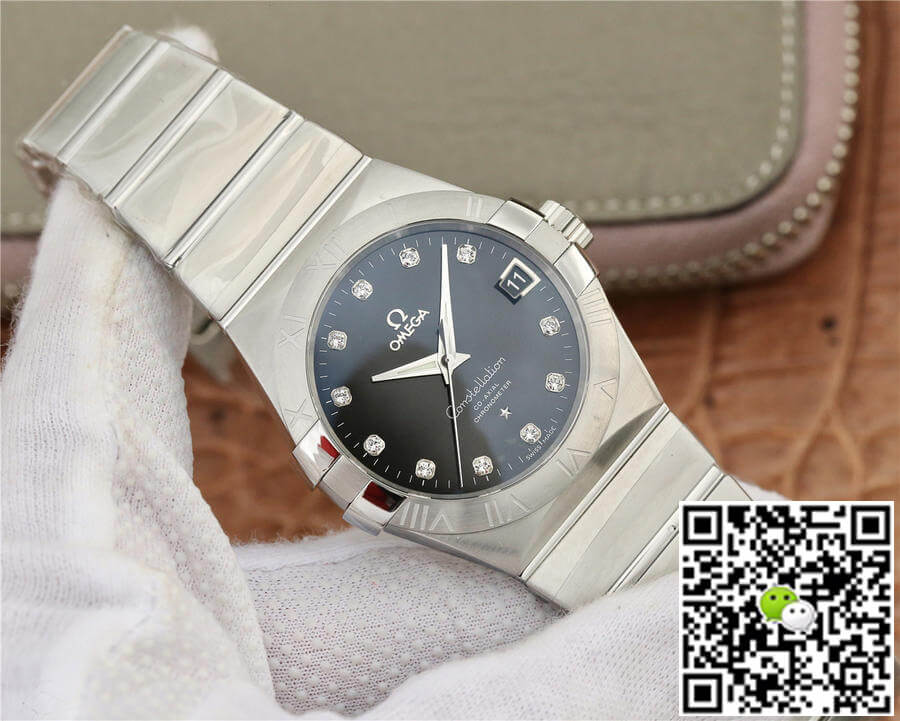 Omega Constellation 123.10.38.21.51.001 VS Factory Diamond-set Dial