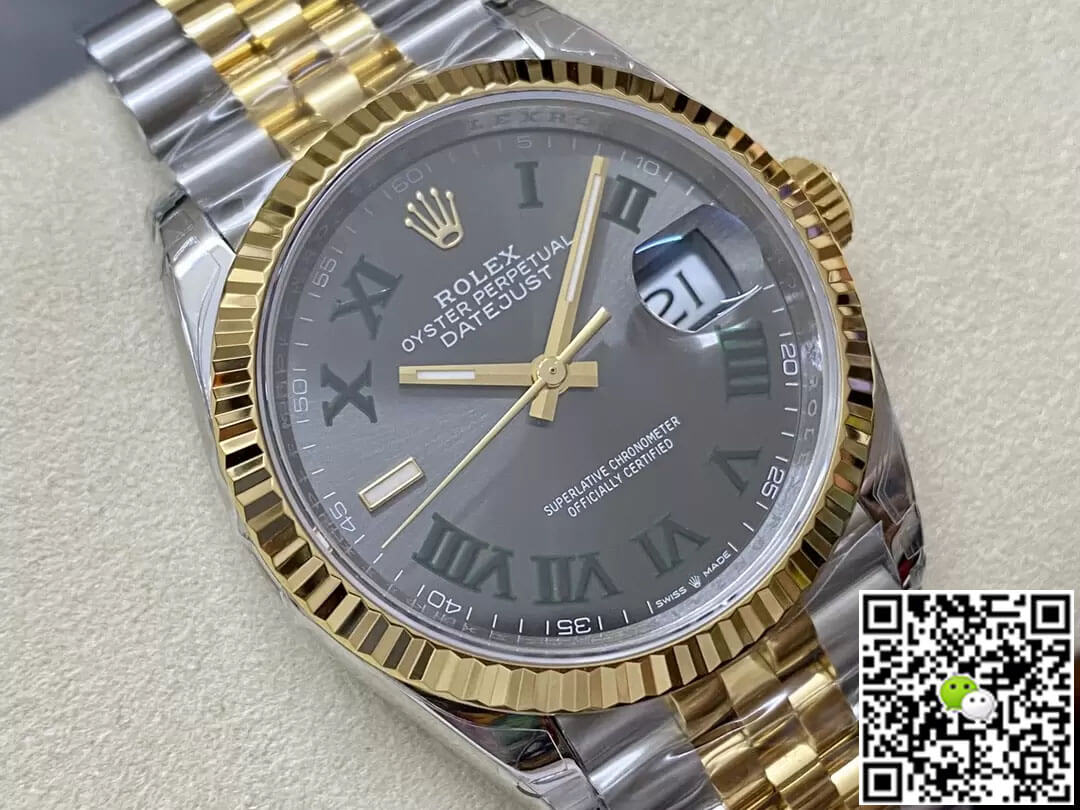 Rolex Datejust M126233-0035 36MM VS Factory Gray Dial