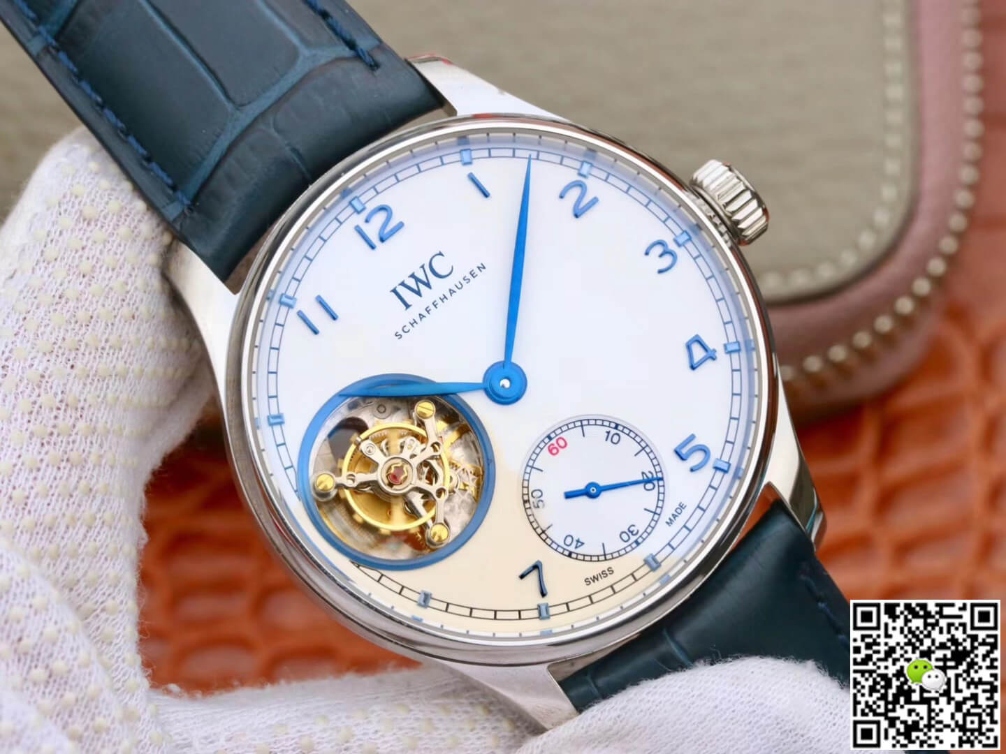 IWC Portuguese Tourbillon ZF Factory Stainless Steel White Dial