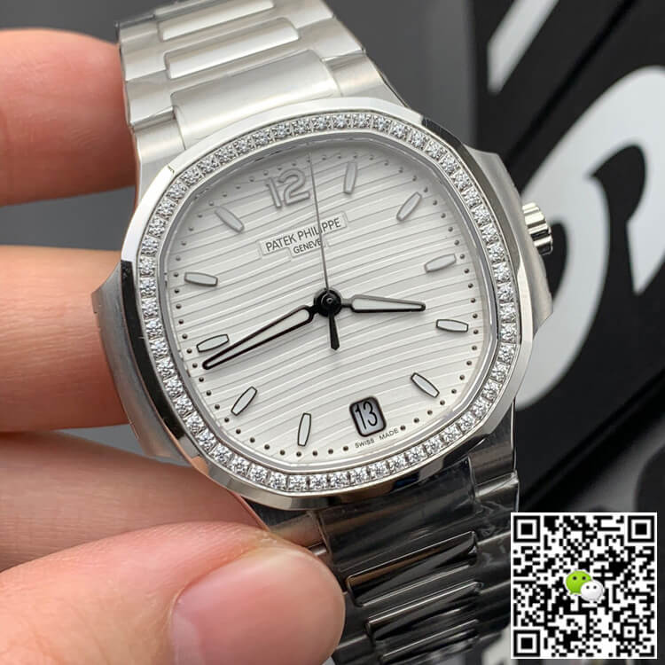 Patek Philippe Nautilus 7118/1200A-010 3K Factory Diamond-set Bezel