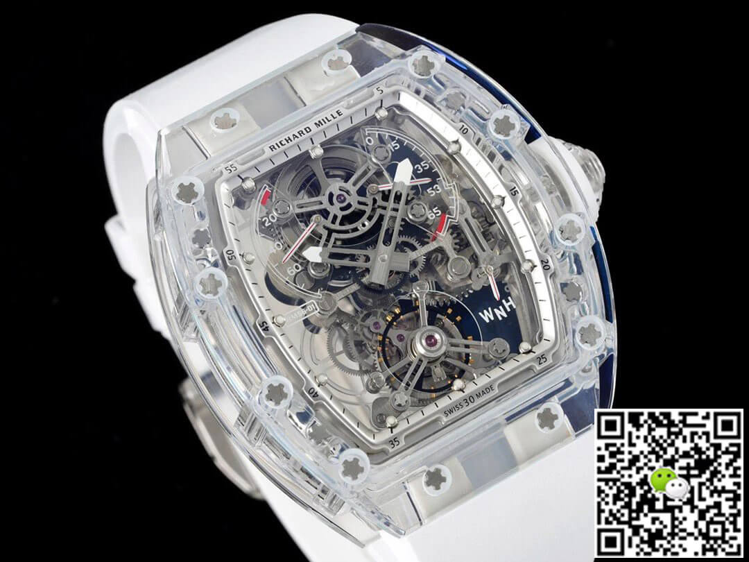 Richard Mille RM 56-01 Tourbillon RM Factory White Rubber Strap