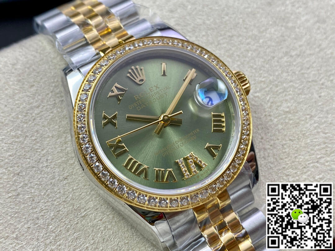 Rolex Datejust M278383RBR-0016 31MM EW Factory Yellow Gold