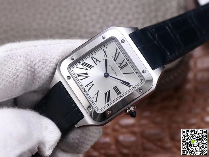 Cartier Santos Dumont WSSA0032 F1 Factory Silver Dial