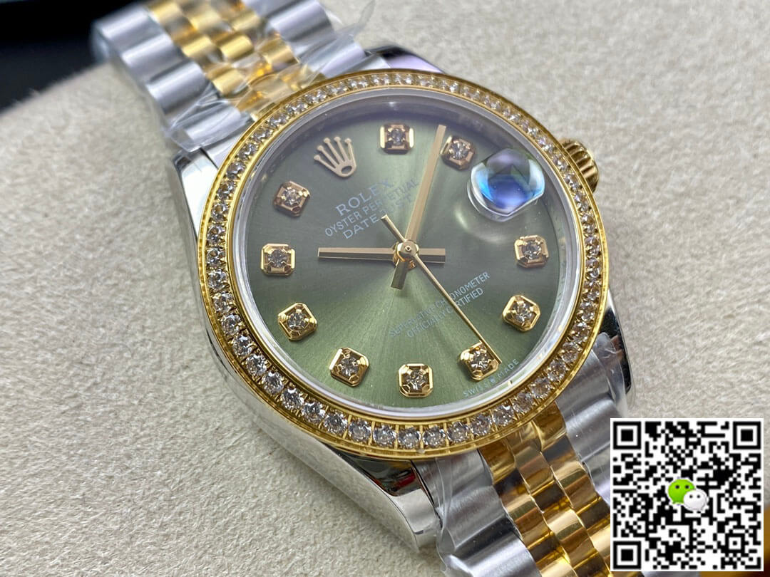 Rolex Datejust M278383RBR-0030 31MM EW Factory Green Dial