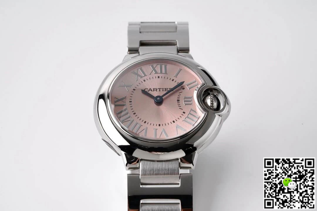 Ballon Bleu De Cartier Quartz 28MM W6920038 AF Factory Pink Dial