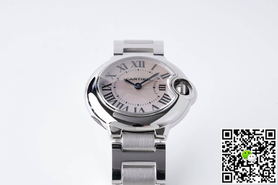 Ballon Bleu De Cartier 28MM AF Factory Stainless Steel Strap