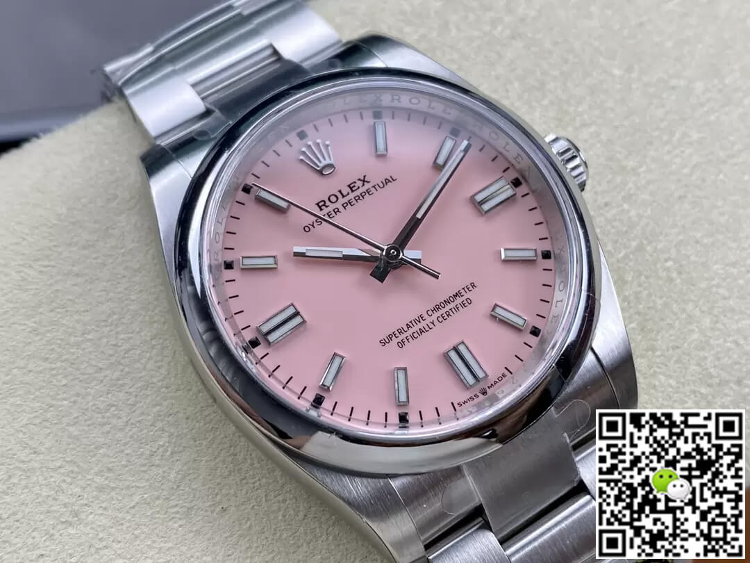 Rolex Oyster Perpetual M126000-0008 36MM Clean Factory Pink Dial