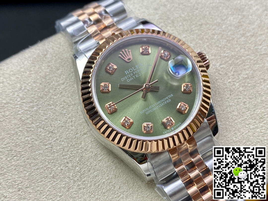 Rolex Datejust 31MM EW Factory Green Dial