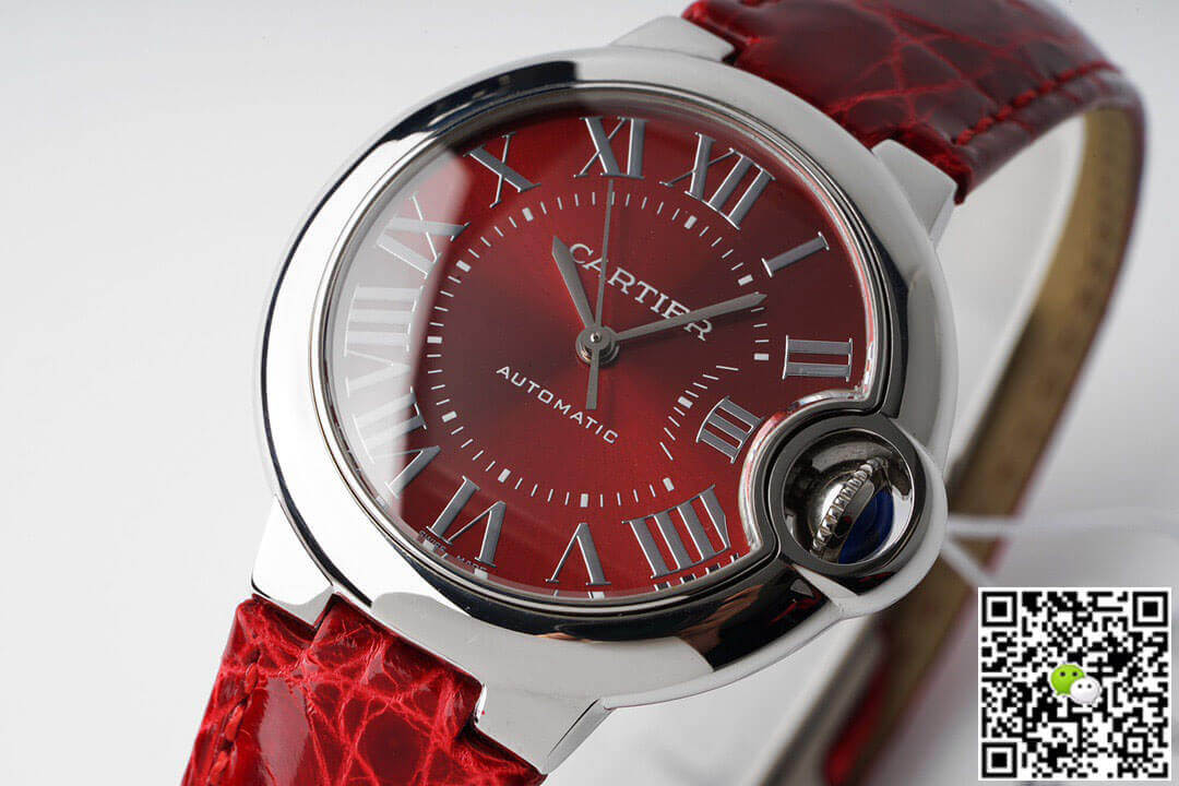 Ballon Bleu De Cartier WSBB0022 33MM AF Factory Red Strap