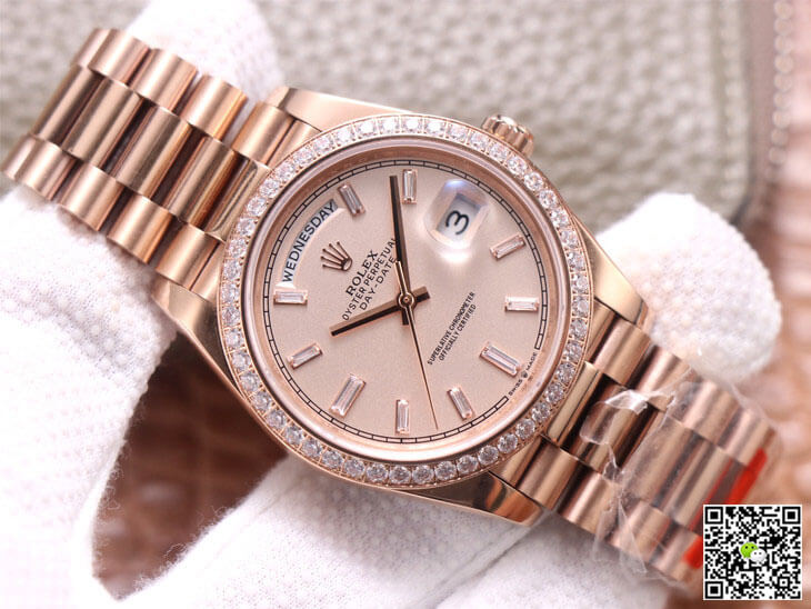 Rolex Day-Date M228345RBR-0007 EW Factory Diamond Dial