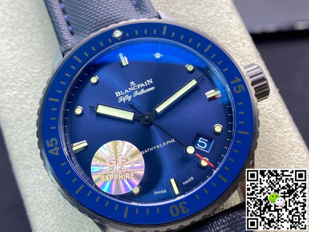 Blancpain Fifty Fathoms 5000-0240-O52A GF Factory Blue Bezel
