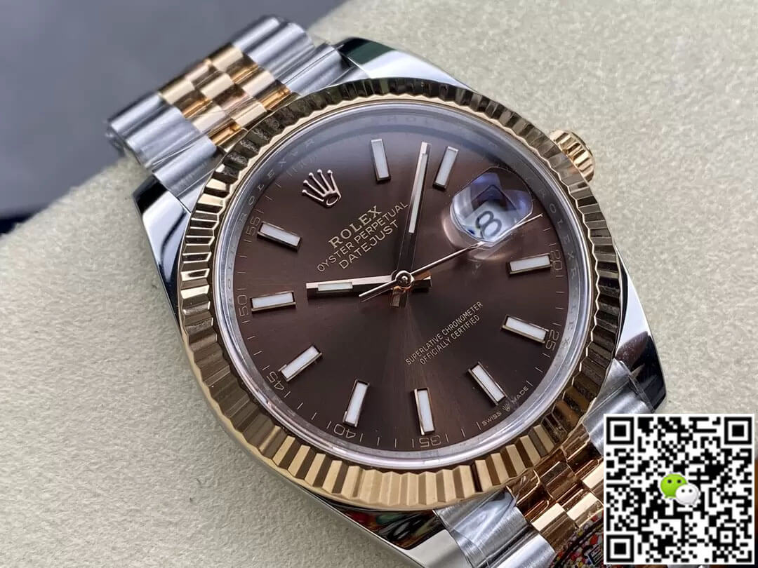 Rolex Datejust 41MM M126331-0002 Clean Factory Rose Gold