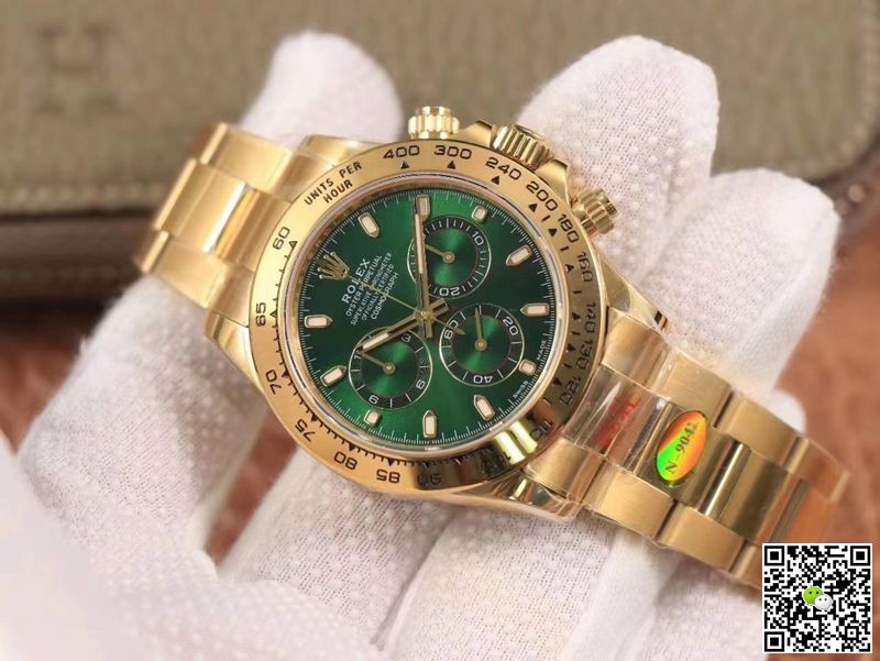Rolex Daytona M116508-0013 Noob Factory Green Dial 4130 Movement