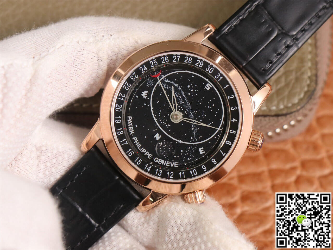 Patek Philippe Grand Complications 6102 TW Factory Rose Gold Black Dial
