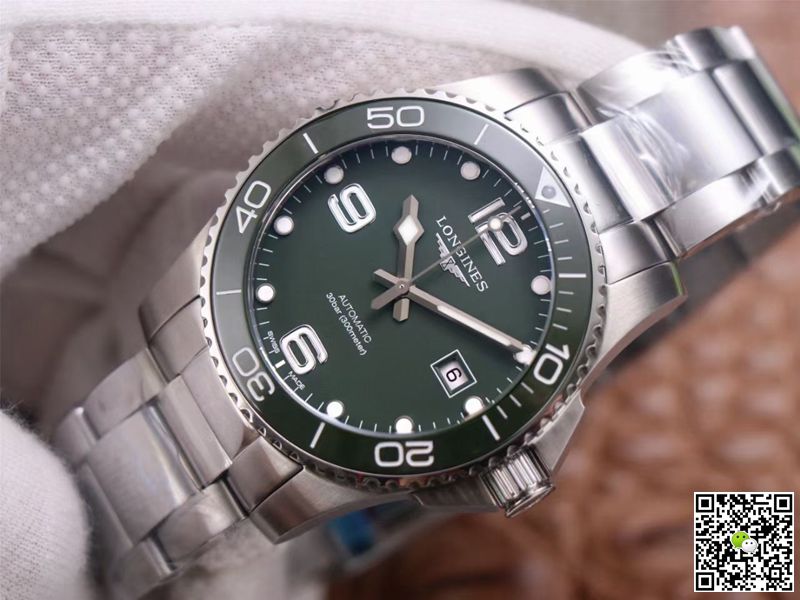Longines Hydroconquest L3.781.4.06.6 ZF Factory Green Dial