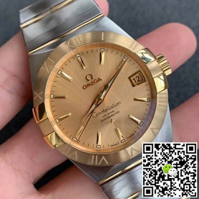Omega Constellation 123.20.38.21.08.001 VS Factory Yellow Gold
