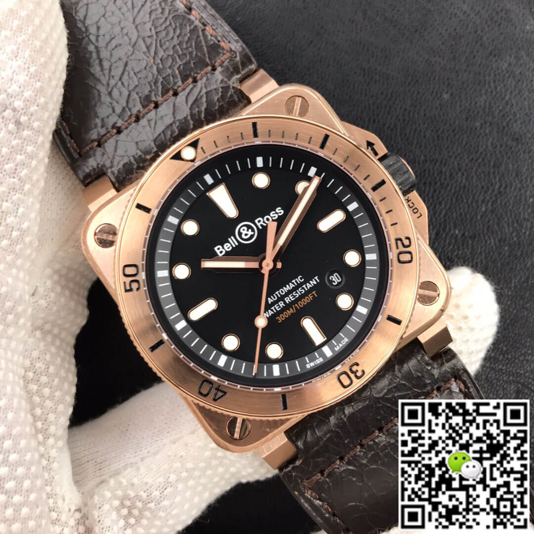 Bell & Ross BR0392-D-BL-BR/SCA Black Dial