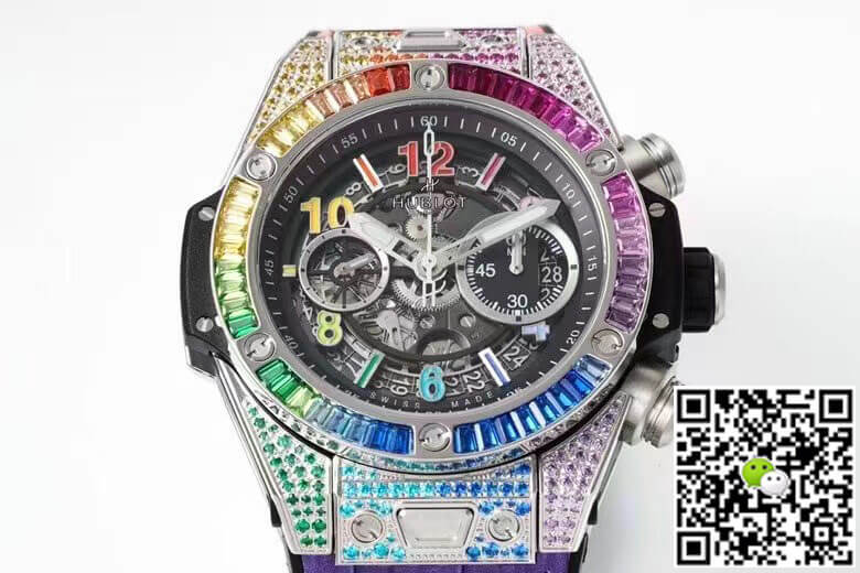 Hublot BIG BANG Unico 411.NX.1117.LR.0999 ZF Factory Coloured Gemstone Dial