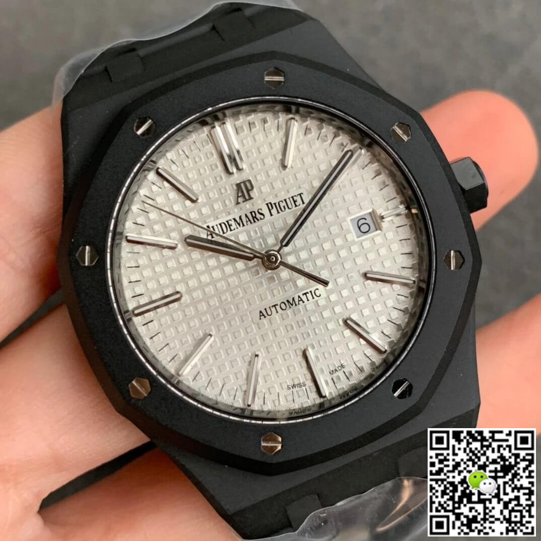 Audemars Piguet Royal Oak 15400 DLC Version ZF Factory White Dial