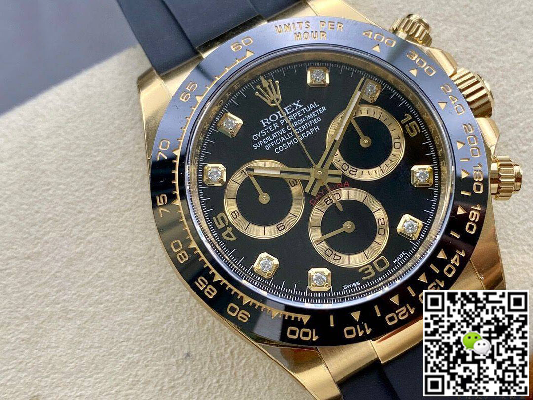 Rolex Cosmograph Daytona M116518ln-0078 Clean Factory Rubber Strap