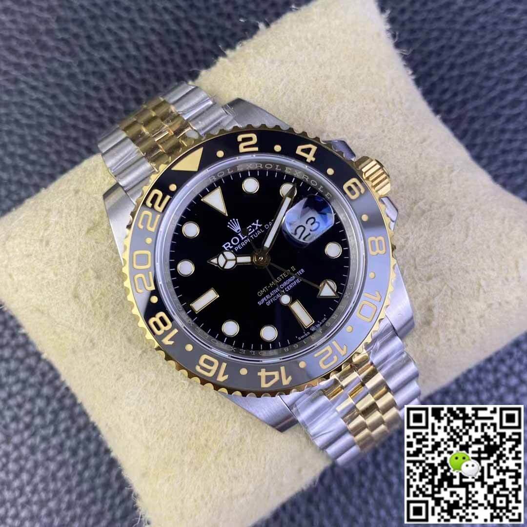 Rolex GMT Master II M126713grnr-0001 EW Factory Yellow Gold