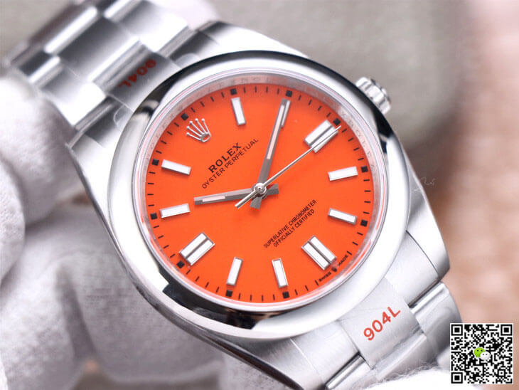 Rolex Oyster Perpetual M124300-0007 41MM EW Factory Coral Red Dial