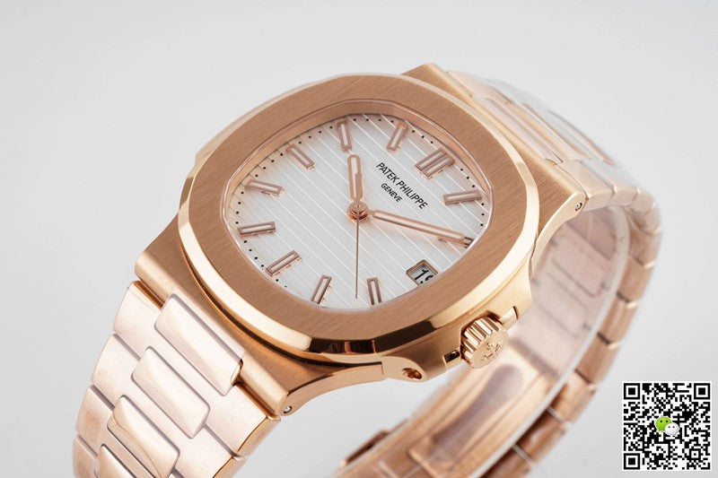 Patek Philippe Nautilus 5711/1R-001 PPF Factory V4 Rose Gold White Dial