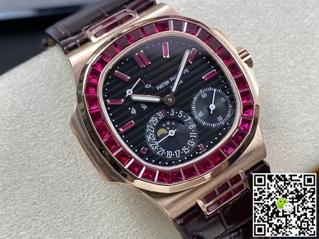 Patek Philippe Nautilus 5724 GR Factory Leather Strap
