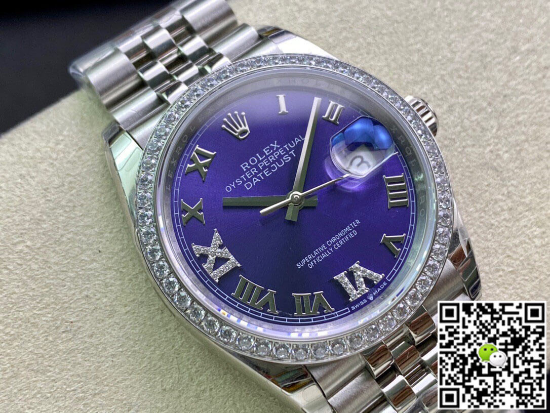 Rolex Datejust M126284RBR-0013 EW Factory Diamond-set Bezel