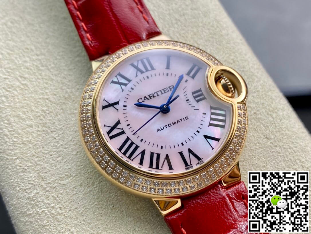 Ballon Bleu De Cartier 33MM WJBB0033 3K Factory Diamond Bezel