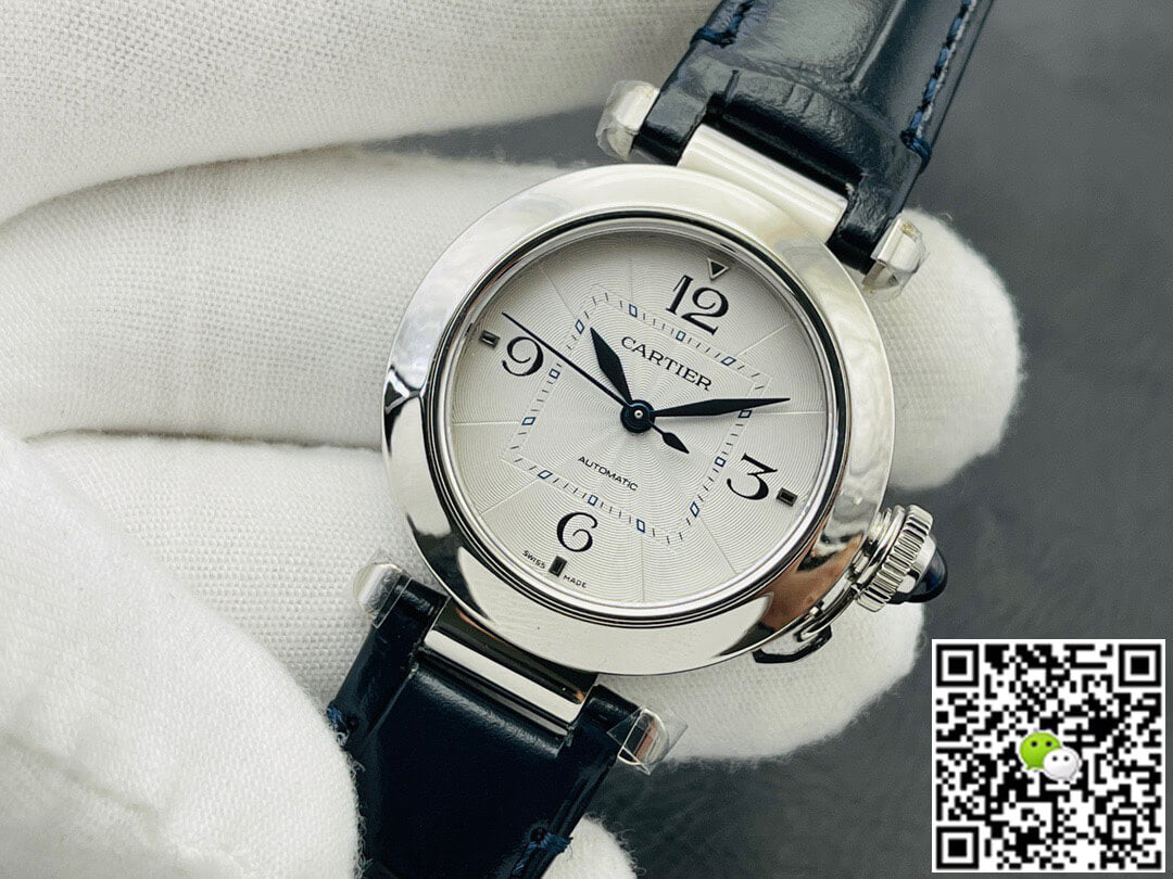 Cartier Pasha WSPA0012 35MM BV Factory Leather Strap