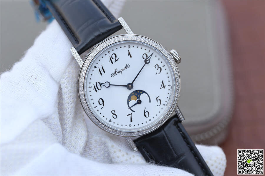 Breguet Classique Moonphase 9088BB/29/964/DD0D TW Factory White Dial