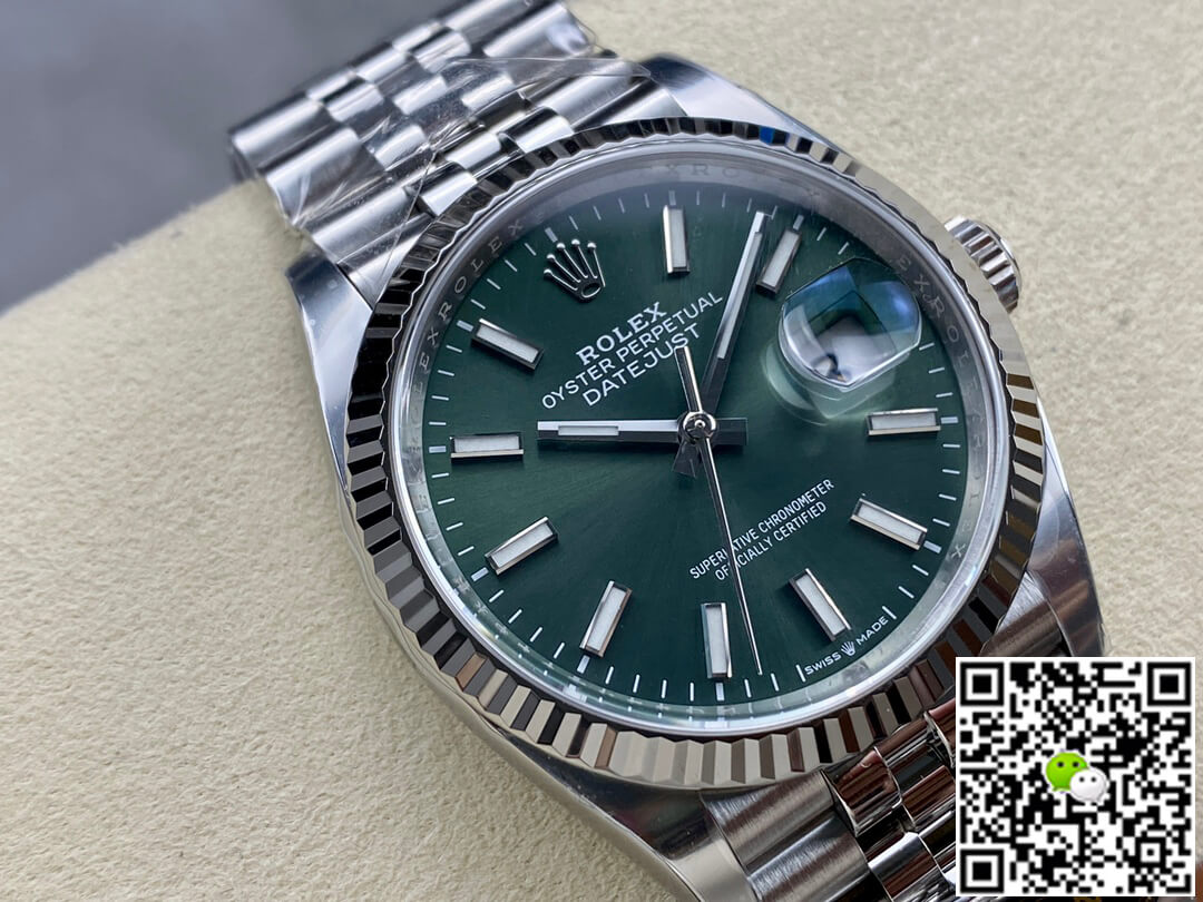 Rolex Datejust M126234-0051 36MM Clean Factory Green Dial