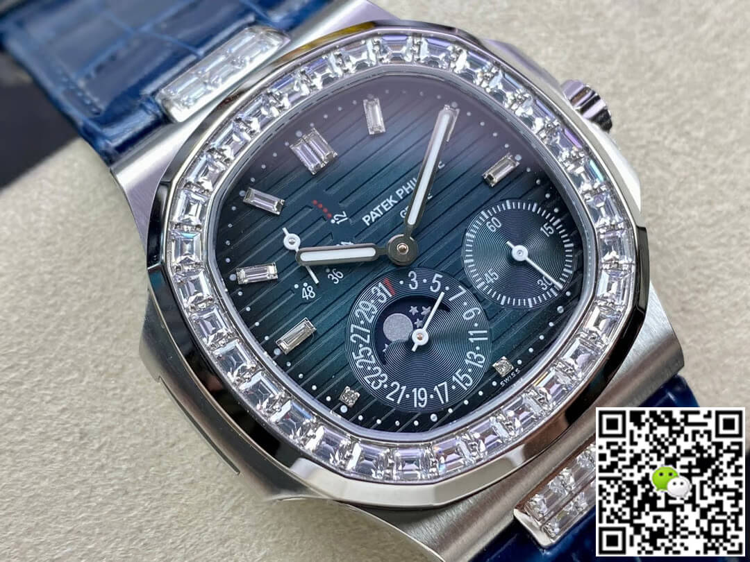 Patek Philippe Nautilus 5724G-001 GR Factory Diamond Bezel