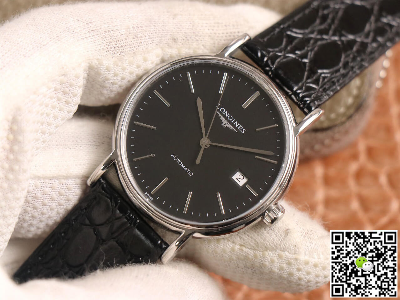 Longines Presence L4.921.4.52.2 KY factory Black Dial
