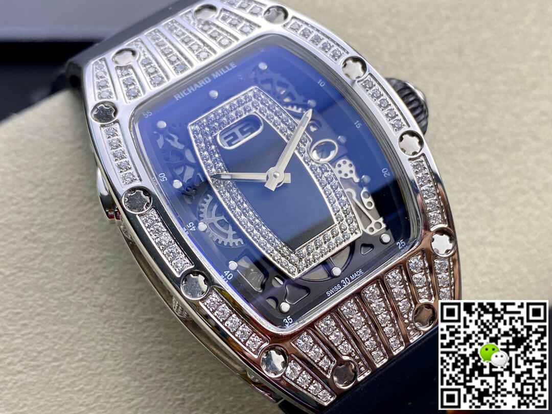 Richard Mille RM07-01 RM Factory Black Rubber Strap