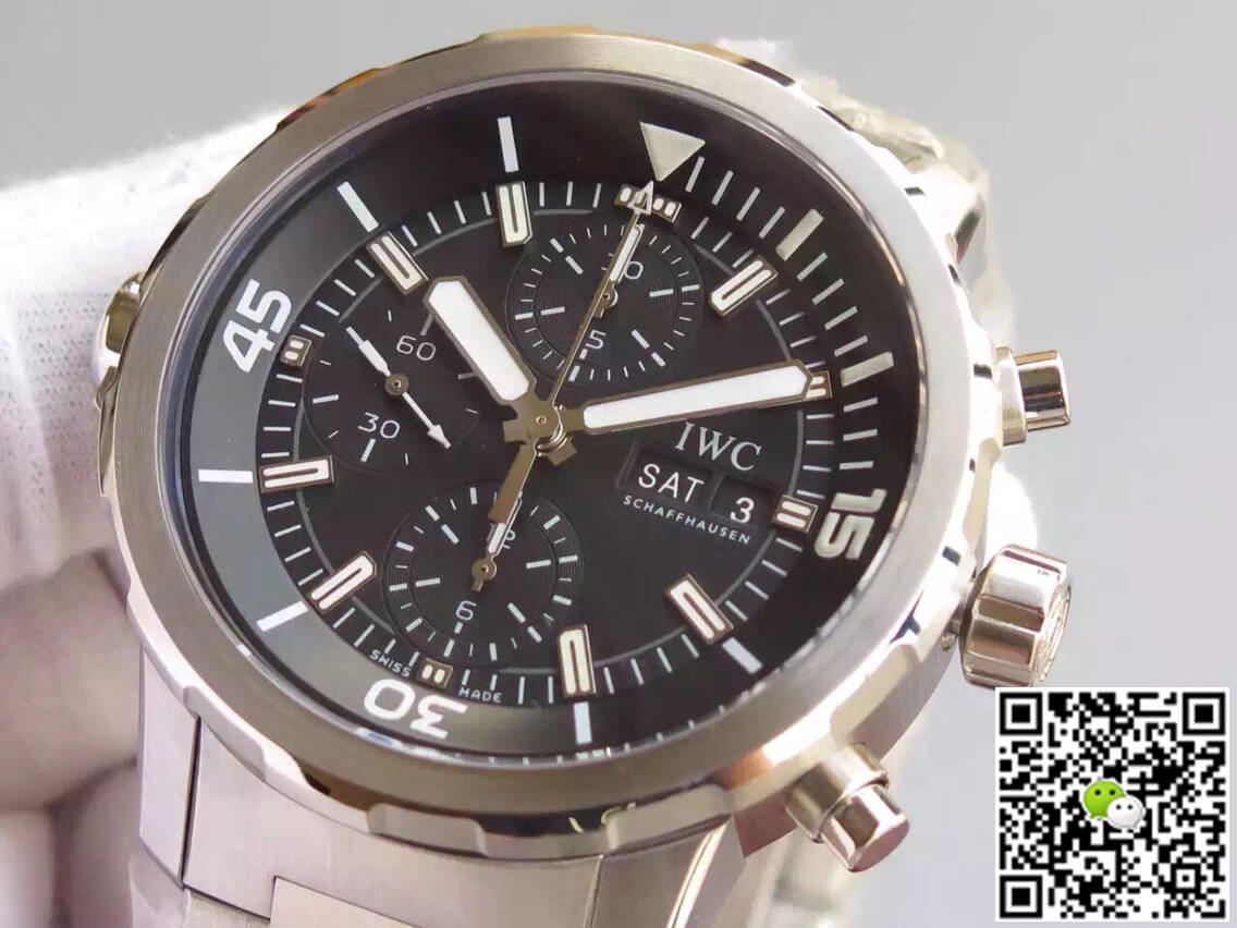 IWC Aquatimer IW376804 V6 Factory Black Dial