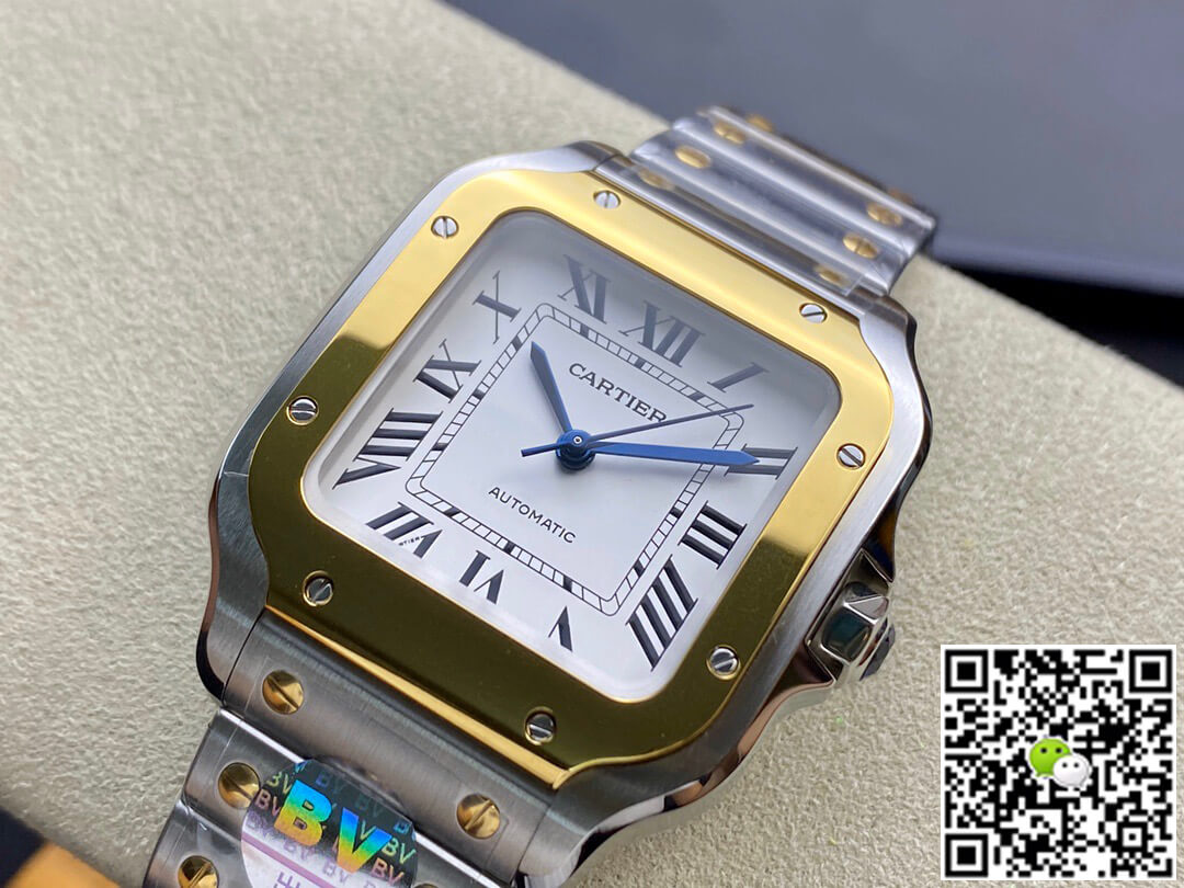 Cartier De Santos W2SA0016 35MM BV Factory White Dial