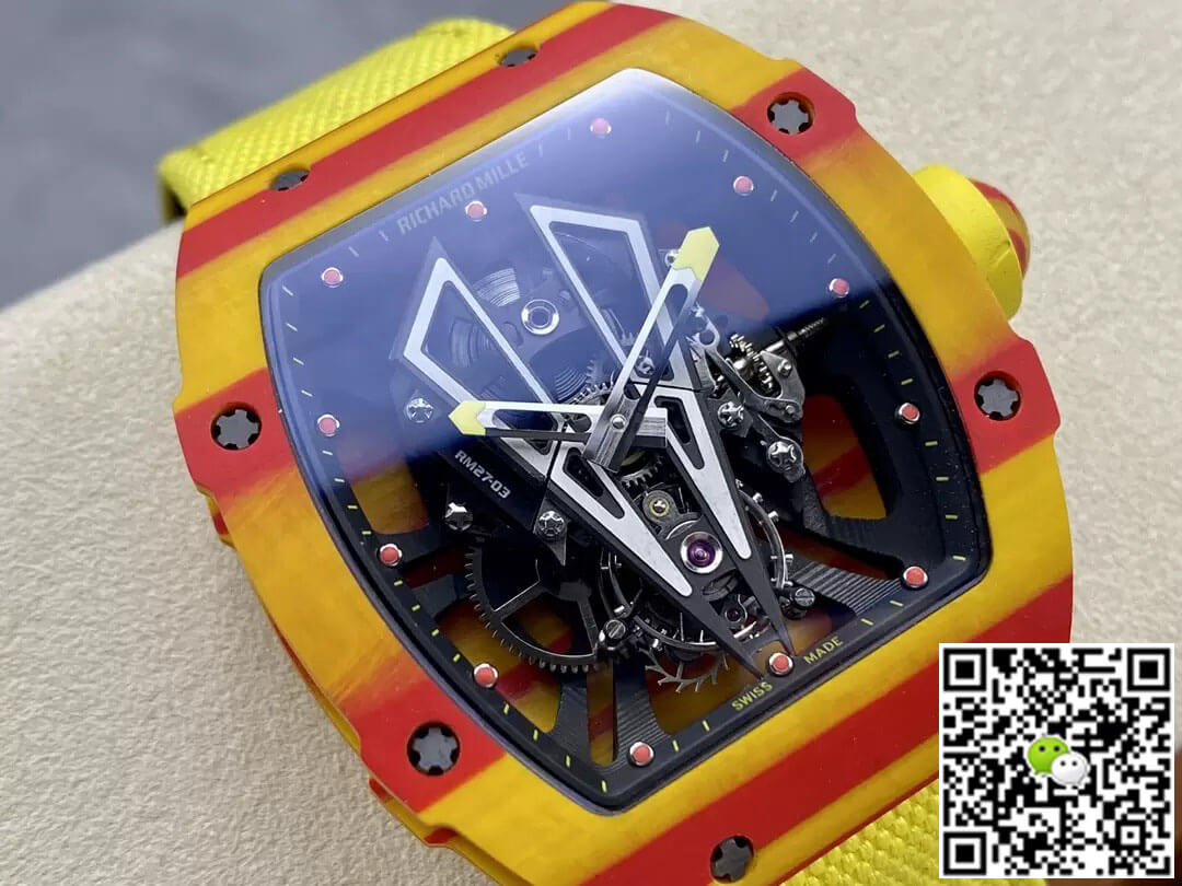 Richard Mille RM27-03 Tourbillon BBR Factory Yellow Carbon Fiber Case