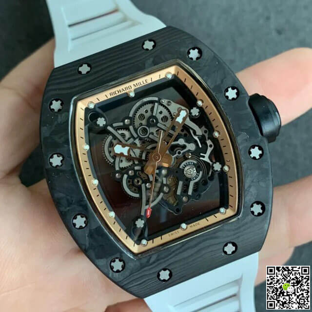 Richard Mille RM055 KV Factory V2 Carbon Fiber Skeleton Dial
