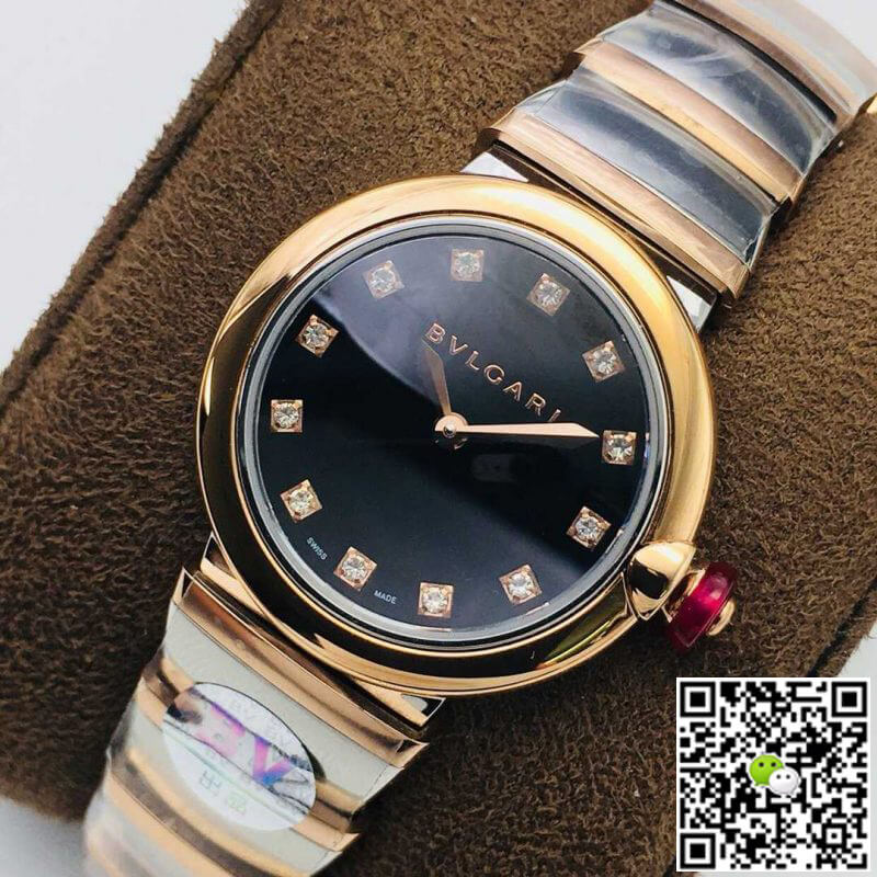 Bvlgari LVCEA BV Factory Diamond Black Dial