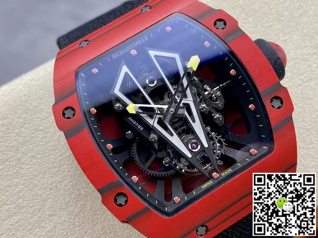 Richard Mille RM27-03 Tourbillon BBR Factory Red Carbon Fiber Case