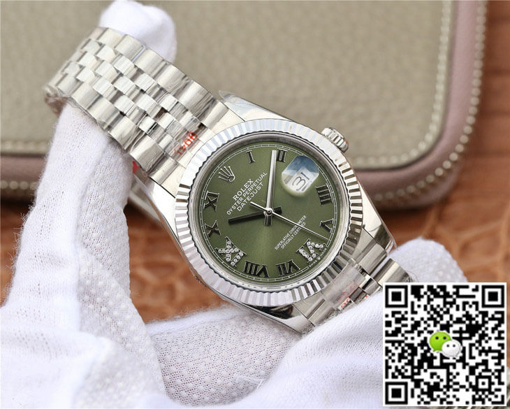 Rolex Datejust 36MM GM Factory Green Dial