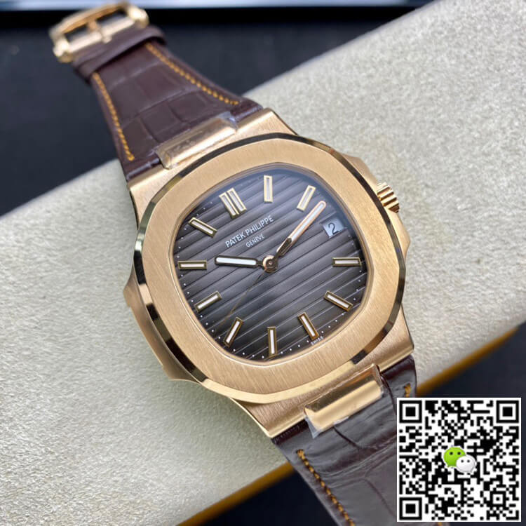 Patek Philippe Nautilus 5711R 3K Factory Rose Gold Grey Dial