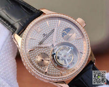 Jaeger-LeCoultre Master Complication Functions Tourbillon 18K Rose Gold Diamonds Dial