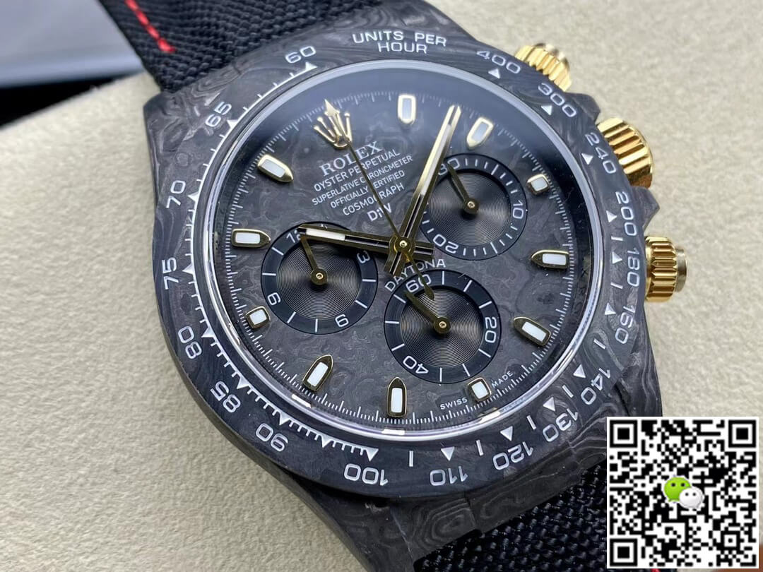 Rolex Daytona Cosmograph Diw Custom Version Carbon Fiber