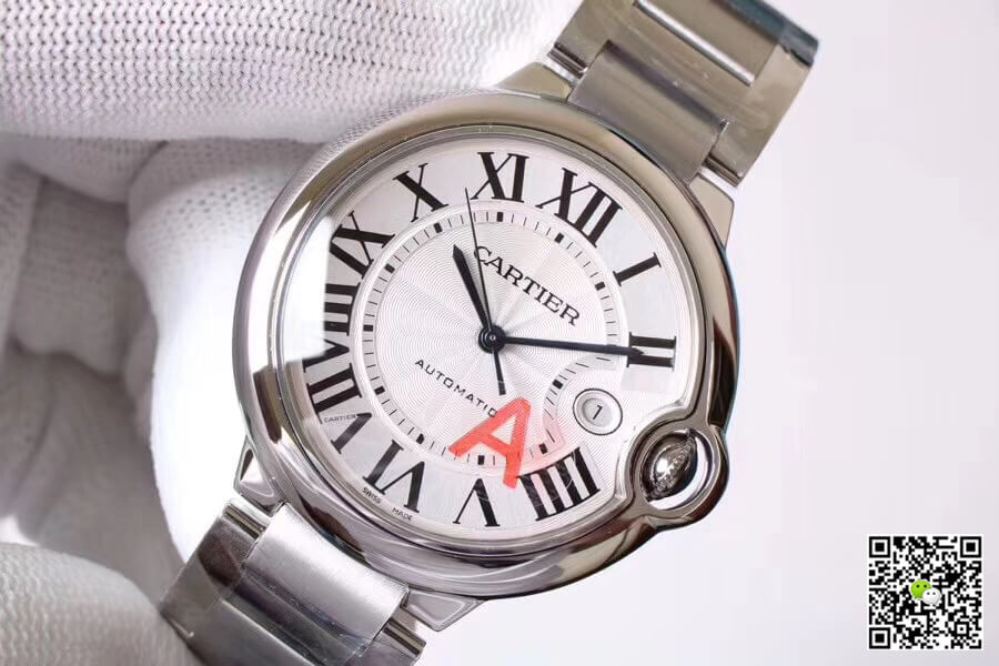 Ballon Bleu De Cartier W69012Z4 V6 Factory Silver Dial