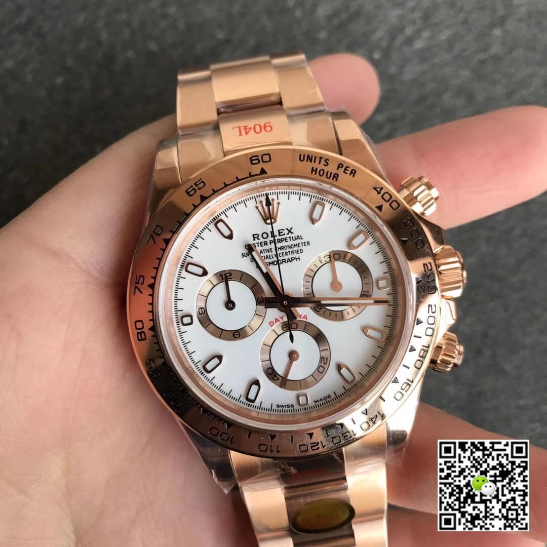 Rolex Daytona m116505-0010 Noob Factory White Dial