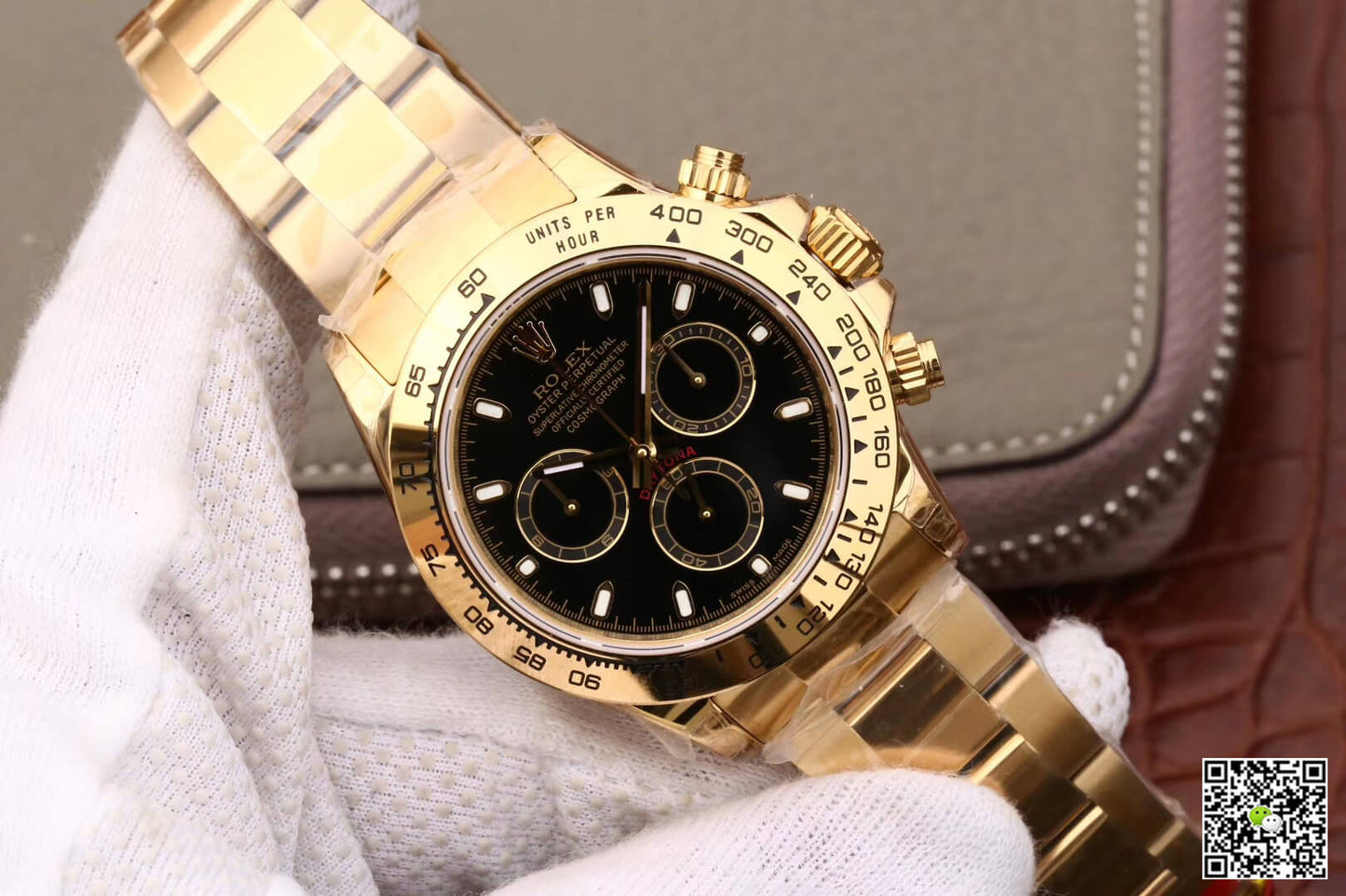 Rolex Daytona Cosmograph M116508-0004 JH Factory Yellow Gold Black Dial