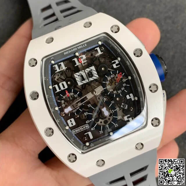 Richard Mille RM-011 KV Factory White Ceramic Case
